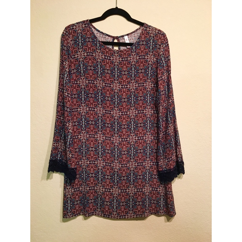 Boho mini dress
